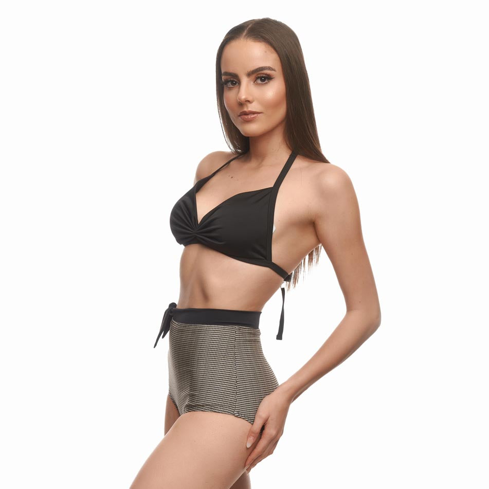 Calzón cuadros blanco y negro