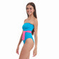 Bañador straples azul