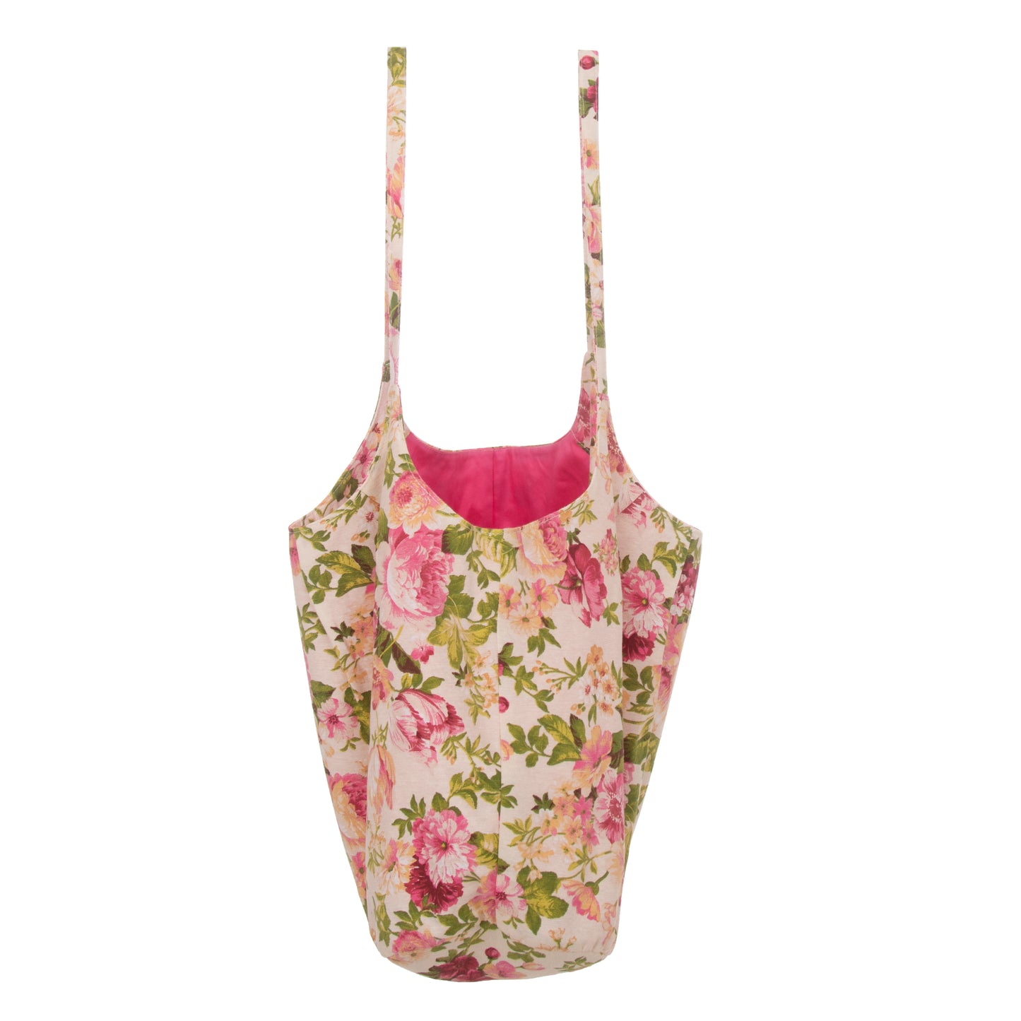 Bolsa flores rosas