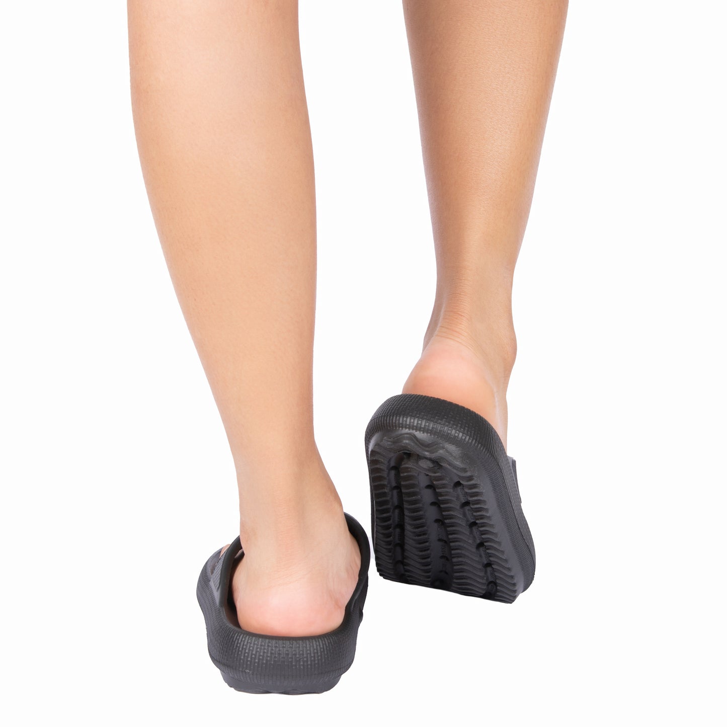 Sandalia de horqueta negra