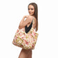 Bolsa flores rosas